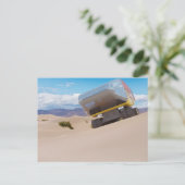 RocketLodge 3D Dry Desert - Briefkaart (Staand voorkant)