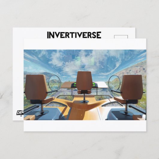 RocketLodge 3D Interieur Cabin - Briefkaart (Voorkant / Achterkant)