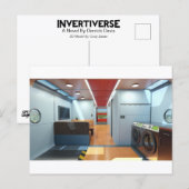 RocketLodge 3D Interieur Woonruimte - Briefkaart (Voorkant / Achterkant)