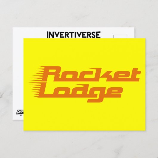 RocketLodge - Briefkaart (Voorkant / Achterkant)