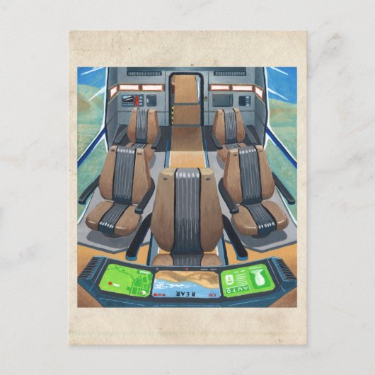 RocketLodge Cabin - Briefkaart (Voorkant)