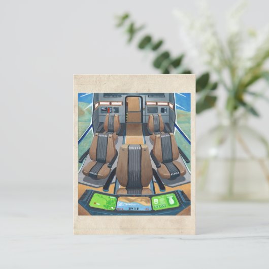 RocketLodge Cabin - Briefkaart (Staand voorkant)