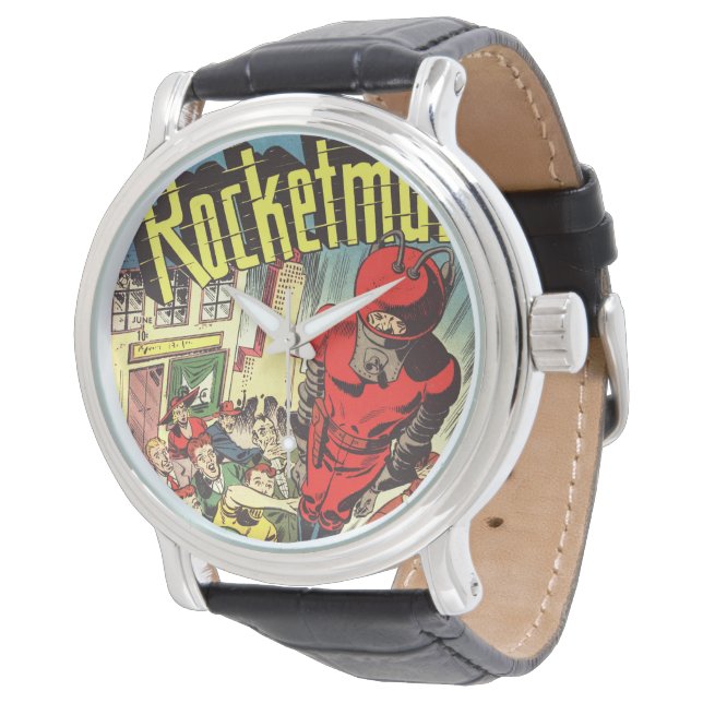 Rocketman  strips horloge (Gekanteld)