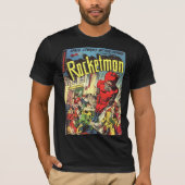 Rocketman strips t-shirt (Voorkant)