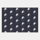 Rockets Solar System Astronaut Satelliet 3 stuk Inpakpapier Vel (Voorkant 2)