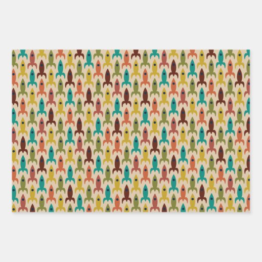 Rockets voor atoomtijdperken en middelgrote storme inpakpapier vel (Voorkant 2)