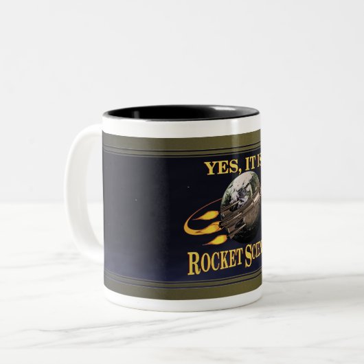 RocketScienceMug Tweekleurige Koffiemok (Voorkant links)