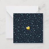 Rocketship Blast Off Kinder Classroom Valentijn Ka Notitiekaartje (Achterkant)