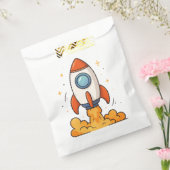 Rocketship BLAST-OFF voorkeurstas Bedankzakje (Gezegeld)