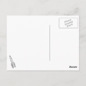 Rocketship Briefkaart (Achterkant)