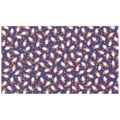 Rocketship Buitenspace Cute Kind Birthday Tafelkleed (Voorkant (Horizontaal))