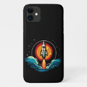 Rocketship Case-Mate iPhone Case (Achterkant)
