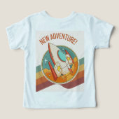 Rocketship nieuw avontuur (Design achterkant)