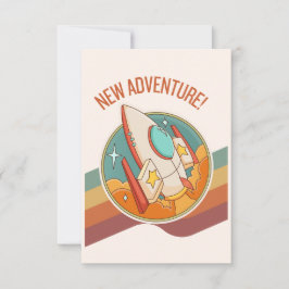 Rocketship nieuw avontuur kaart