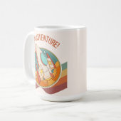 Rocketship nieuw avontuur koffiemok (Voorkant links)