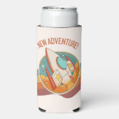 Rocketship nieuw avontuur seltzer blikjeskoeler (Seltzer Achterkant)