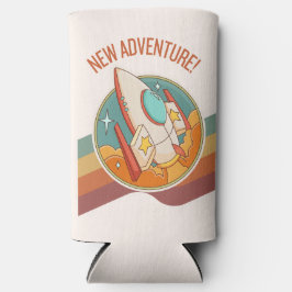 Rocketship nieuw avontuur seltzer blikjeskoeler