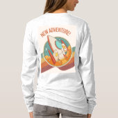 Rocketship nieuw avontuur t-shirt (Achterkant)