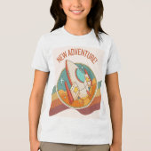 Rocketship nieuw avontuur Tri-Blend shirt (Voorkant)