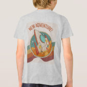 Rocketship nieuw avontuur Tri-Blend shirt (Achterkant)