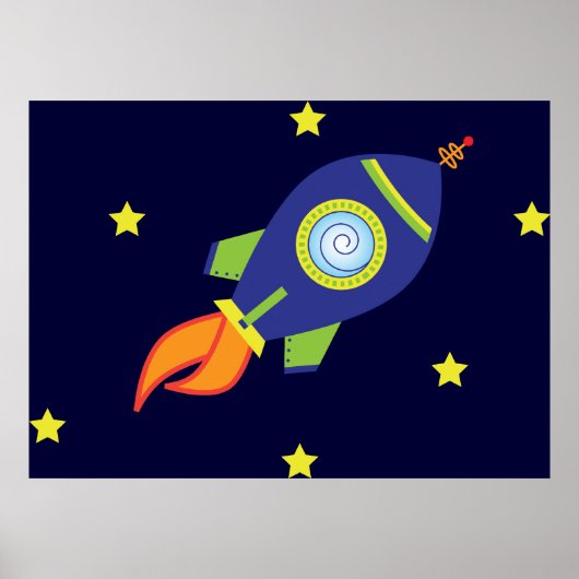 Rocketship Poster (Voorkant)