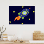 Rocketship Poster (Keuken)