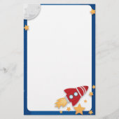 Rocketship Stationery Briefpapier (Voorkant)