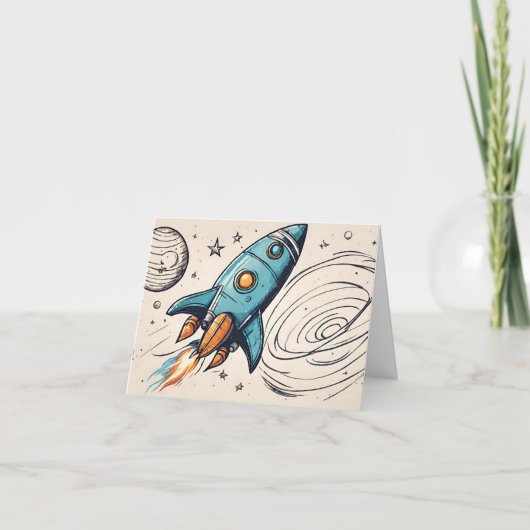 Rocketship Verjaardag (Voorkant)