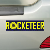 Rocketsticker Bumpersticker (Op auto)