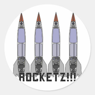 Rocketz3 Ronde Sticker