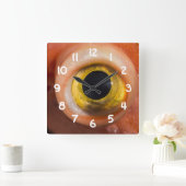 Rockfish Eye Vierkante Klok (Huis)