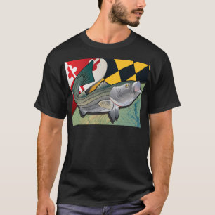 Rockfish van de burger van Maryland T-shirt