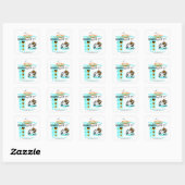 Rockfish vissen stickers, opnieuw drukken of eten vierkante sticker (Vel)