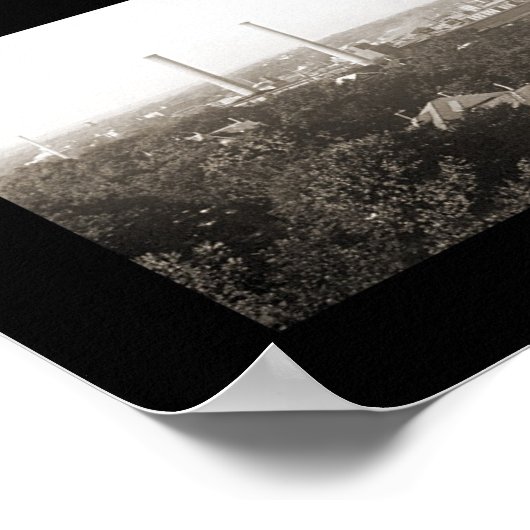 Rockford IL Panoramic Photo 1911 Poster (Hoek)