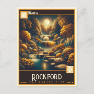 Rockford, Illinois    Briefkaart