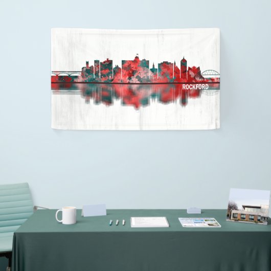 Rockford Illinois Skyline Spandoek (Beurs)