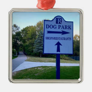 Rockford Michigan Dog Park Metalen Ornament
