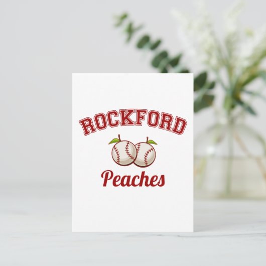 Rockford Peaches Briefkaart (Staand voorkant)