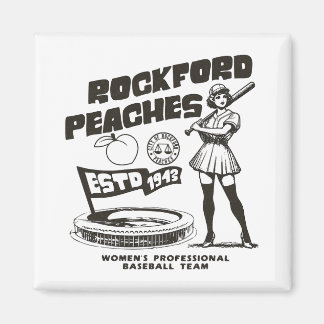 Rockford Peaches Women's Bysebyll Team 1943 -  Magneet