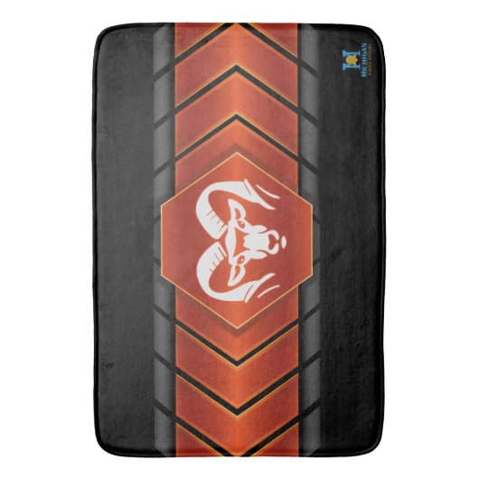 Rockford Rams #2 Bath Mat (Voorkant Verticaal)
