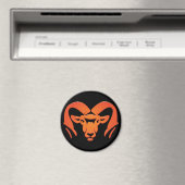 Rockford Rams #4 Magnet (Insitu (Vaatwasser))