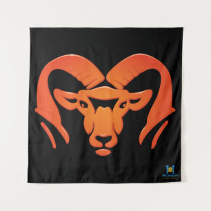 Rockford Rams #4 Tapestry Wandkleed