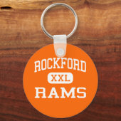 Rockford - Rams - High School - Rockford Michigan Sleutelhanger (Voorkant)