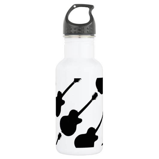 rockgitaarvector waterfles (Voorkant)