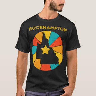 Rockhampton Queensland Vintage Verdrietig Souvenir T-shirt