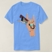 rockhand voor haar t-shirt (Design voorkant)