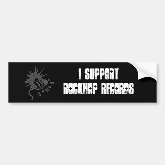 ROCKHOP BUMPERSTICKER (Voorkant)