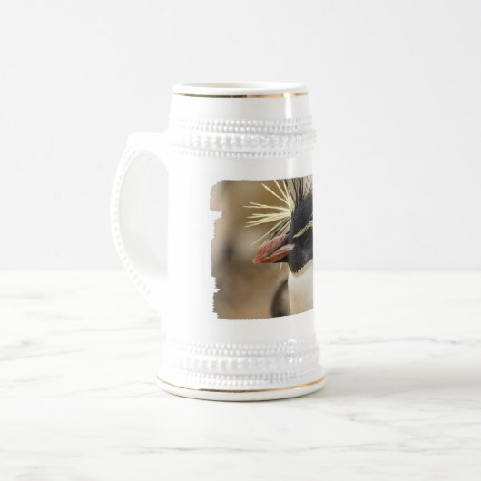 Rockhopper Penguin Beer Stein Bierpul (Voorkant links)