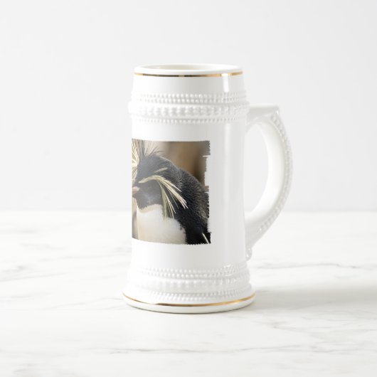 Rockhopper Penguin Beer Stein Bierpul (Voorkant rechts)