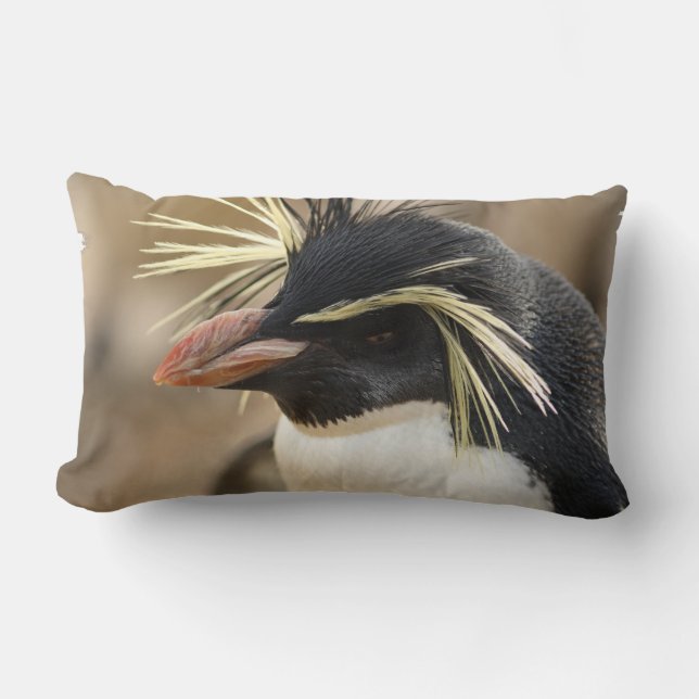 Rockhopper Penguin Pillow Kussen (Voorkant)